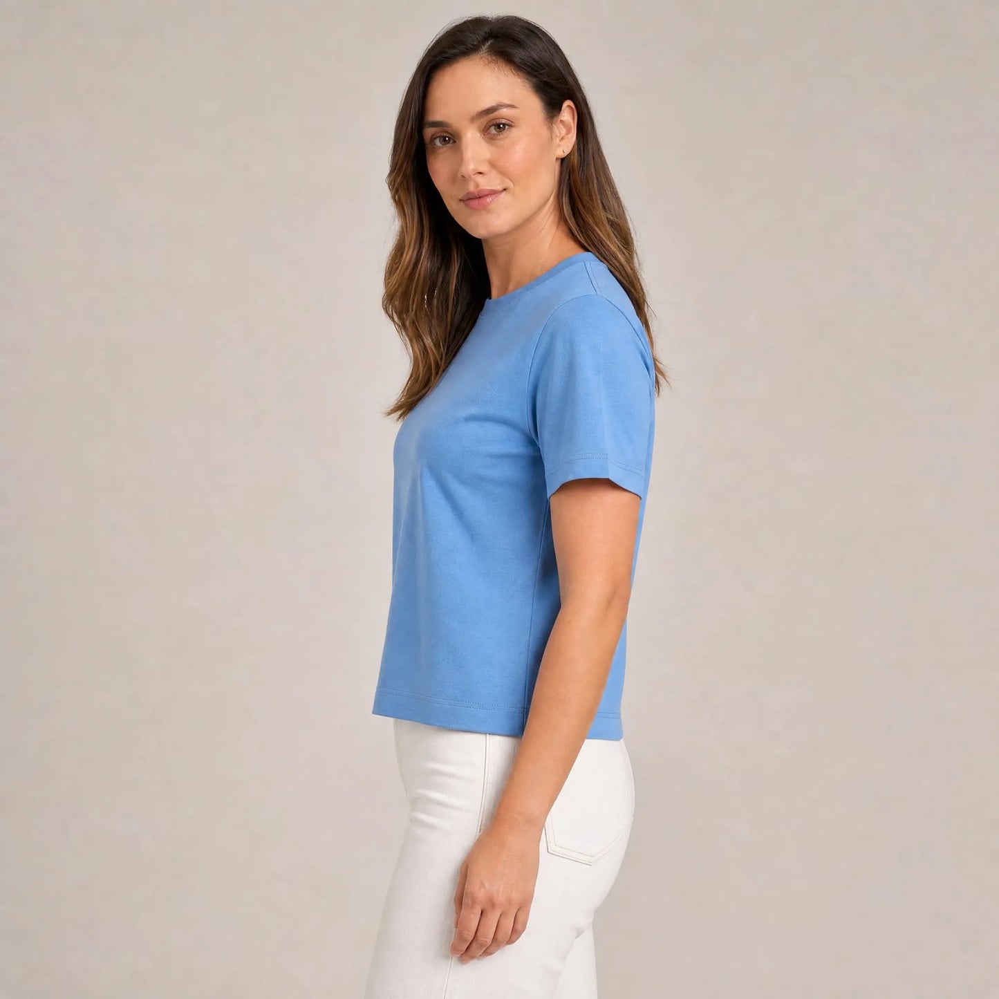 Camiseta Feminina Manga Curta Casual para o Dia a Dia