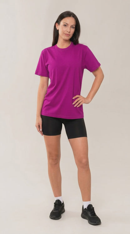 Camiseta Feminina Manga Curta Casual para o Dia a Dia